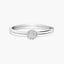 Pulsera rígida de oro blanco 18K diamante natural 1.74 ct. 57x49 cm DYNASTY