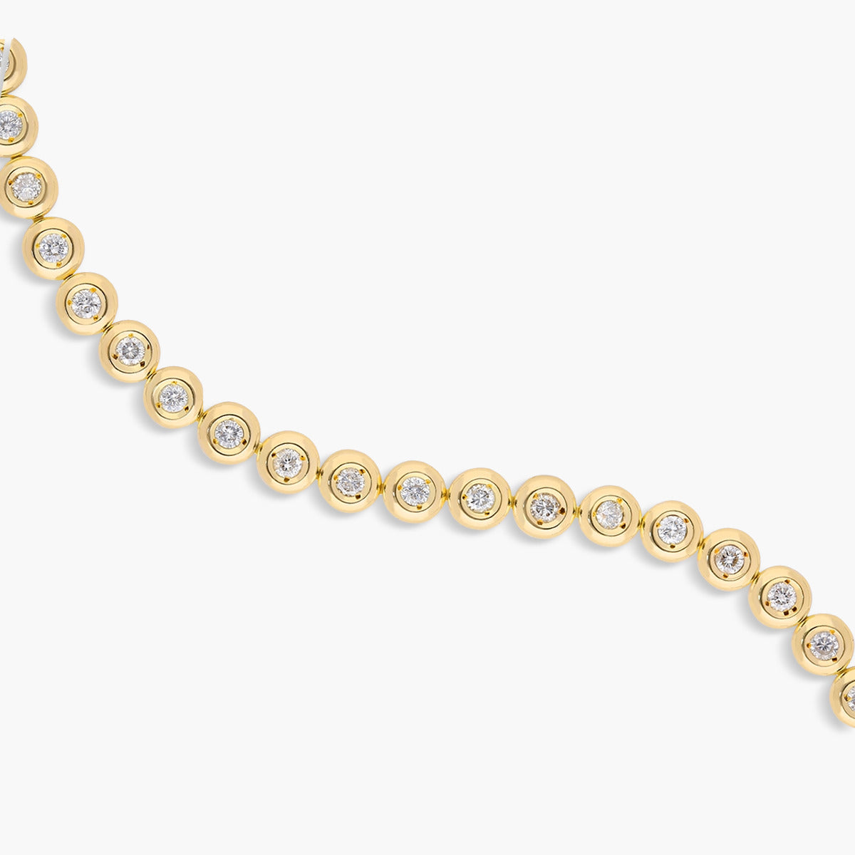 Pulsera diamante natural 1.87 ct. oro 18 quilates