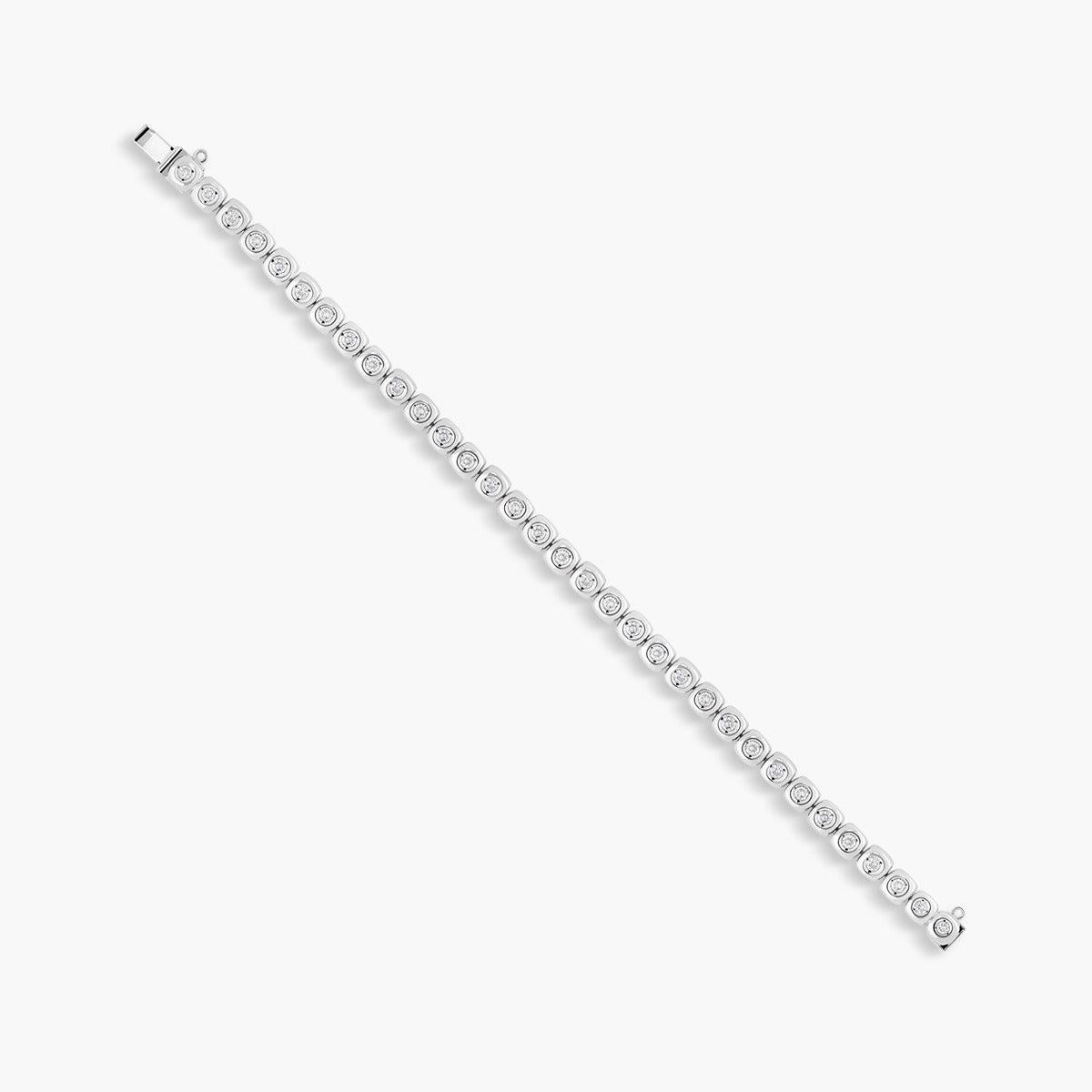 Pulsera diamante natural 1.87 ct. oro 18 quilates