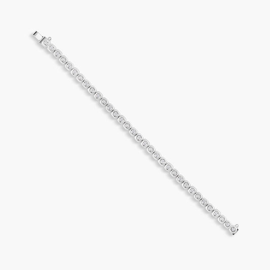 Pulsera diamante natural 1.87 ct. oro 18 quilates