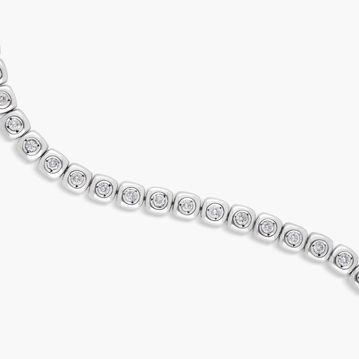 Pulsera diamante natural 1.87 ct. oro 18 quilates