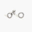 Pendiente diamante natural 0.12 ct. oro 18 quilates