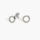 Pendiente diamante natural 0.12 ct. oro 18 quilates