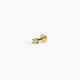 Piercing de oreja de oro 18K diamante natural 0.05 ct. 2 mm