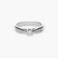 Anillo de oro blanco 18K diamante natural 0.29 ct. COMET