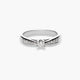 Anillo de oro blanco 18K diamante natural 0.29 ct. COMET