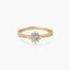Anillo de oro 18K diamante natural 0.29 ct.