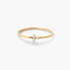 Anillo de oro 18K diamante natural 0.055 ct.