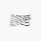 Anillo de oro blanco 18K diamante natural 0.4 ct. STARLACE