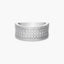 Anillo de oro blanco 18K diamante natural 0.99 ct.