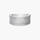 Anillo de oro blanco 18K diamante natural 0.99 ct.