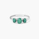 Anillo diamante natural 0.02 ct. oro 18 quilates