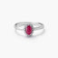 Anillo diamante natural 0.08 ct. oro 18 quilates