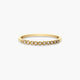 Anillo de oro 18K diamante natural 0.07 ct. STARS