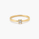 Anillo de oro 18K diamante natural 0.15 ct. SUN