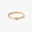 Anillo de oro 18K diamante natural 0.03 ct. SUN