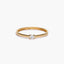 Anillo de oro 18K diamante natural 0.1 ct. SUN