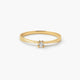 Anillo de oro 18K diamante natural 0.05 ct. SUN