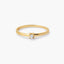Anillo de oro 18K diamante natural 0.05 ct. SUN