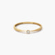 Anillo de oro 18K diamante natural 0.03 ct. SUN