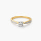 Anillo de oro 18K diamante natural 0.24 ct. COMET