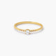 Anillo de oro 18K diamante natural 0.124 ct. COMET