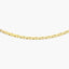 Gargantilla de oro 18K 45 cm malla perdiz