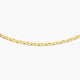 Gargantilla de oro 18K 45 cm malla perdiz