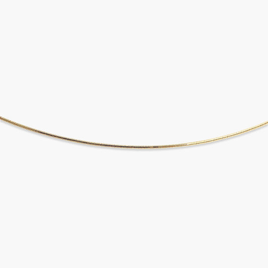 Gargantilla de oro 18K 40 cm cola de topo