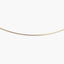 Gargantilla de oro 18K 40 cm cola de topo
