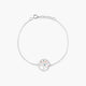 Pulsera de plata 1ª ley circonitas árbol de la vida 17-19 cm TREE OF LIFE
