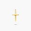 Cruz Cristo plana de oro 18K 21 mm