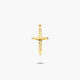 Cruz Cristo plana de oro 18K 21 mm