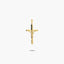Cruz Cristo plana de oro 18K 29 mm