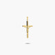 Cruz Cristo plana de oro 18K 29 mm