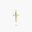 Cruz Cristo plana de oro 18K 29 mm