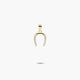 Colgante herradura de oro 18K circonitas 11mm