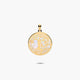 Colgante árbol de la vida de oro 18K nácar 20 mm TREE OF LOVE