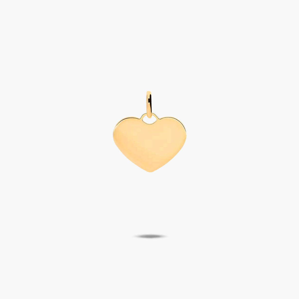 Colgante corazón de oro 18K 13mm