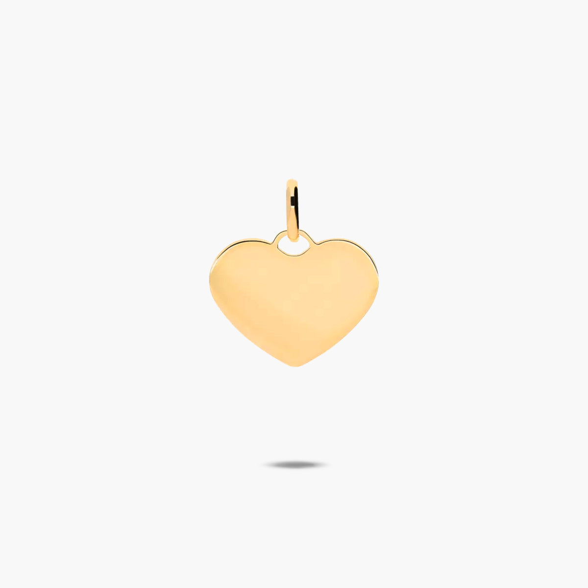 Colgante corazón de oro 18K 15mm