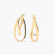 Pendientes de aro de oro 18K 30 mm HYPERBOLA