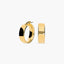 Pendientes de aro ovales de oro 18K 20 mm