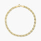 Pulsera de oro 18K 19 eslabón tigre 19 cm