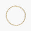 Pulsera de oro 18K malla perdiz 19 cm