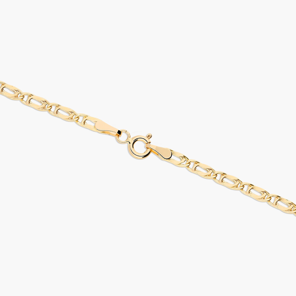 Pulsera de oro 18K malla perdiz 19 cm