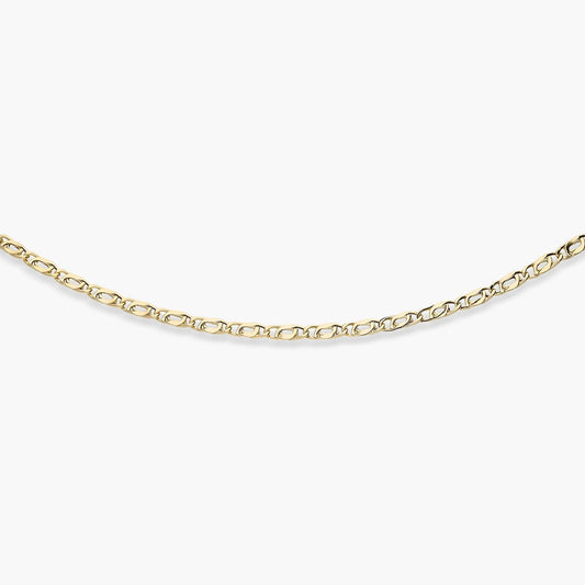 Gargantilla de oro 18K 45 cm malla perdiz