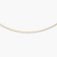 Gargantilla de oro 18K 45 cm malla ancla