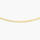 Gargantilla de oro 18K 45 cm malla perdiz