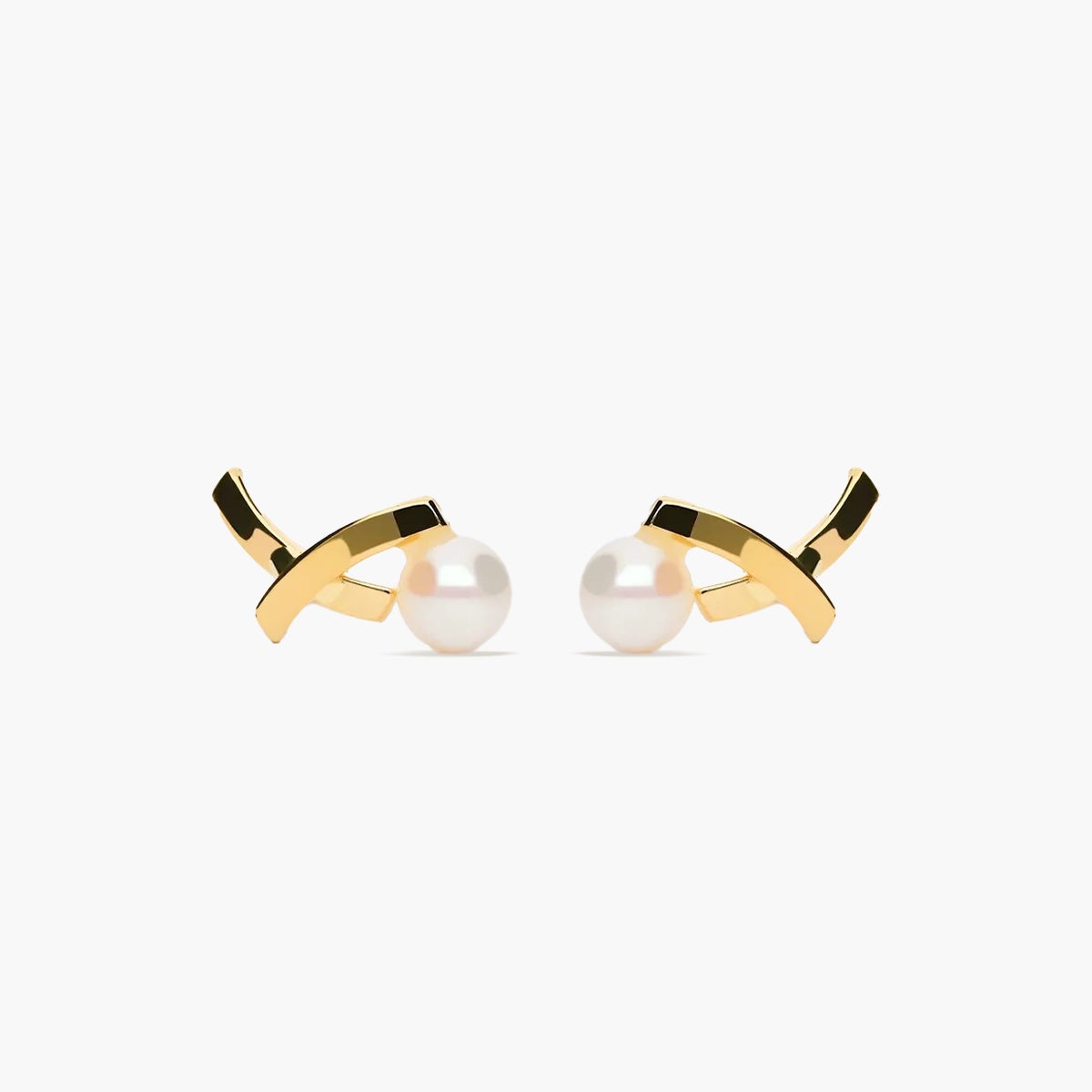 Pendientes de oro 18K con perlas 15 mm