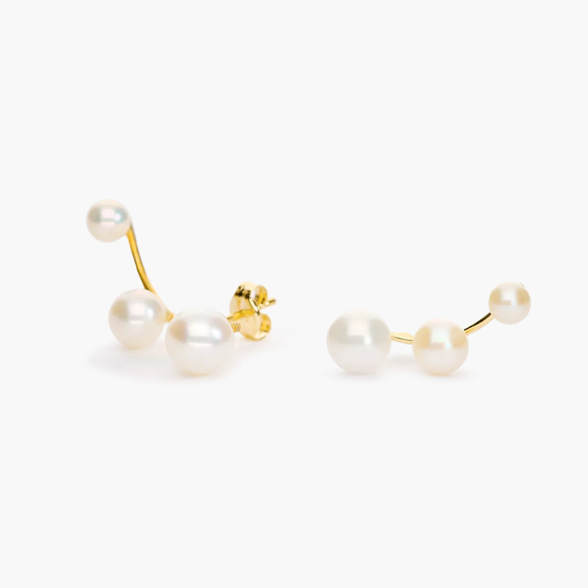 Pendientes de oro 18K con perlas 21 mm